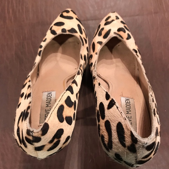 STEVE MADDEN LEOPARD HIGH HEELS SIZE 8 - Picture 6 of 7